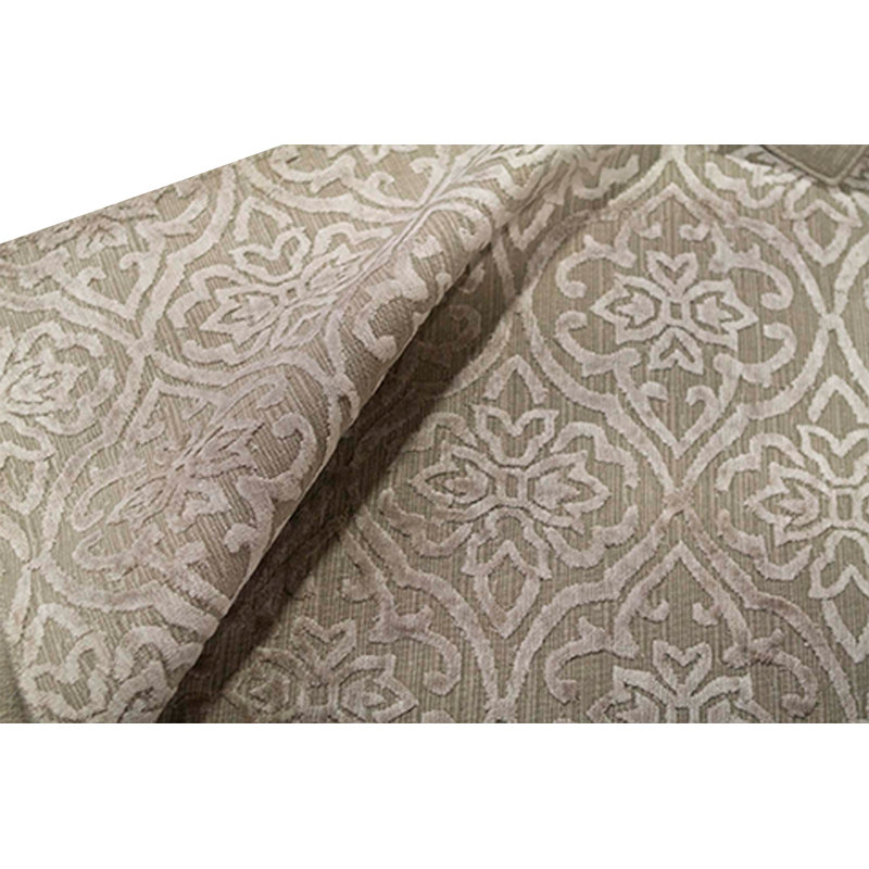 Floral Area Rug in Tan