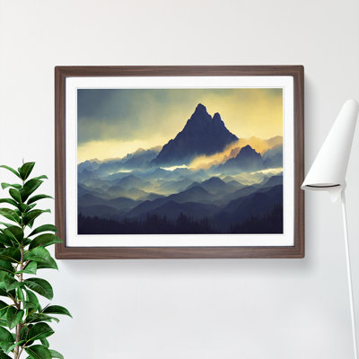 Beguiling Mountain Landscape - Single Picture Frame Painting
