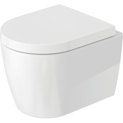 Duravit Me by Starck 1.28 GPF (Water Efficient) Elongated Wall Mounted Toilet with High Efficiency Flush