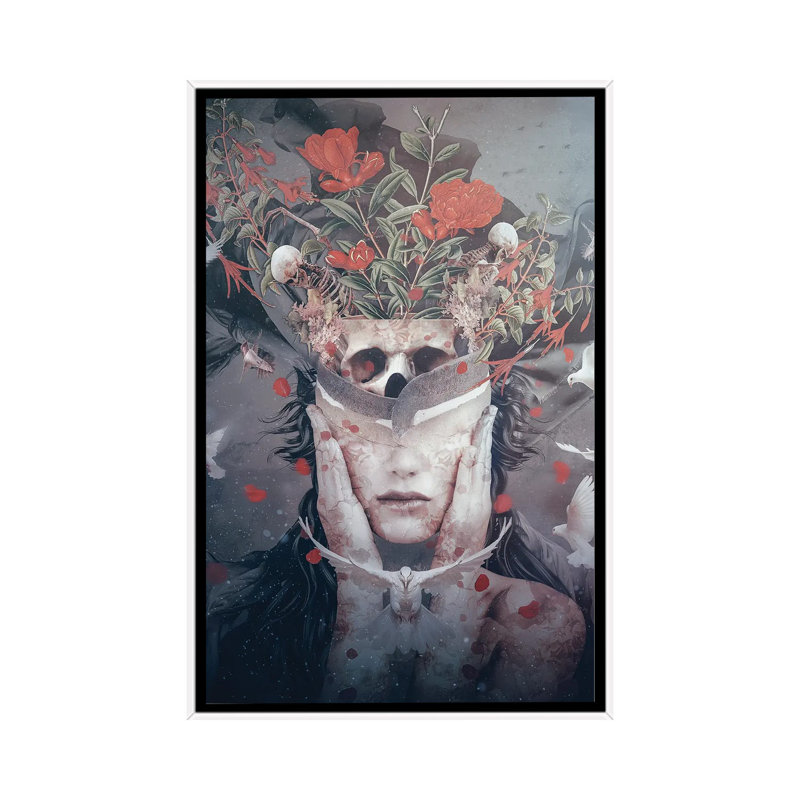 Hopeful by Riza Peker - Print on Canvas, 101.6 cm H x 66.04 cm W, White Floater Frame