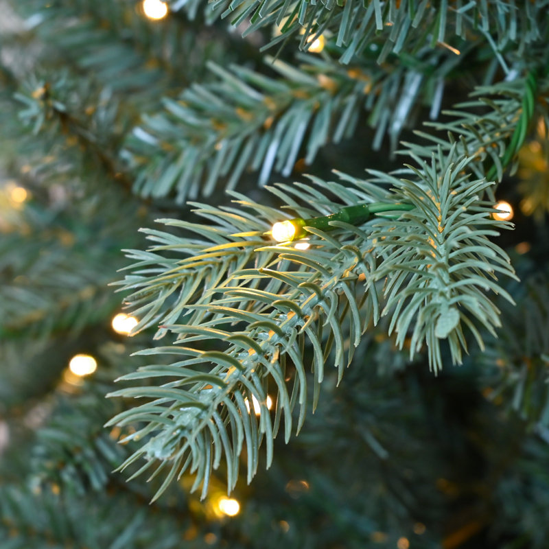 Arbre de Noël artificiel pré-éclairé avec lumières blanc chaud, 6 pi