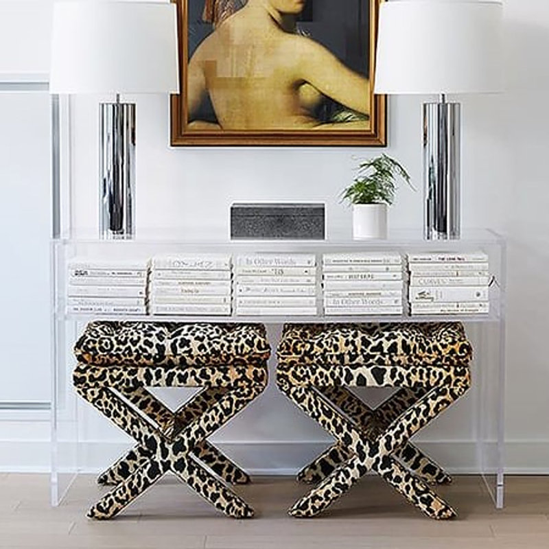 Linear Console With Shelf