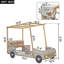 Lit voiture en bois avec coussin-1513137349
