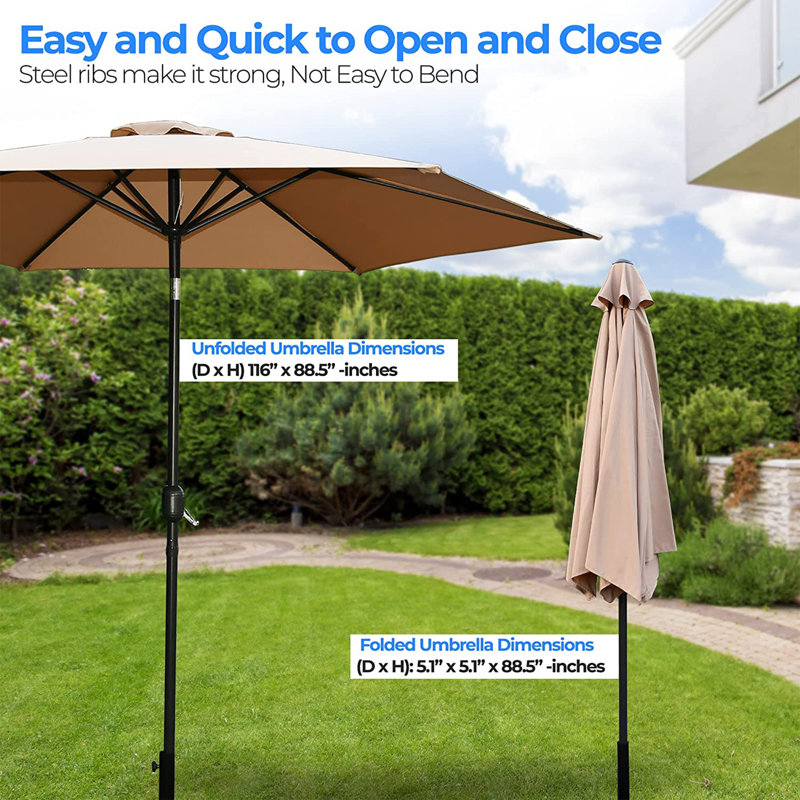 Semirah 11'' Tilt Beach Umbrella