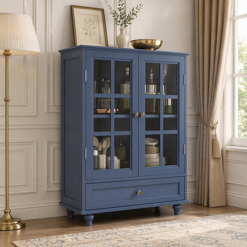 Buffet Minimalist Blue