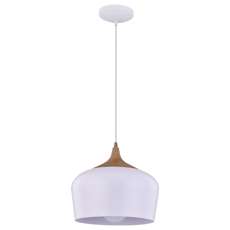 Gagne 1 - Light Single Pendant, White, No