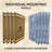 Nai Floating Headboard Solid Wood Wall Mount Blue Stonewash-810588781