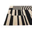 Tapis noir et blanc 5x8 Pegues