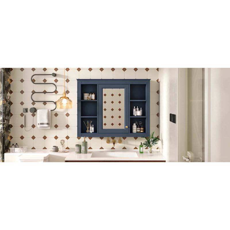 Pharmacie 35 po x 27,5 po, Bleu