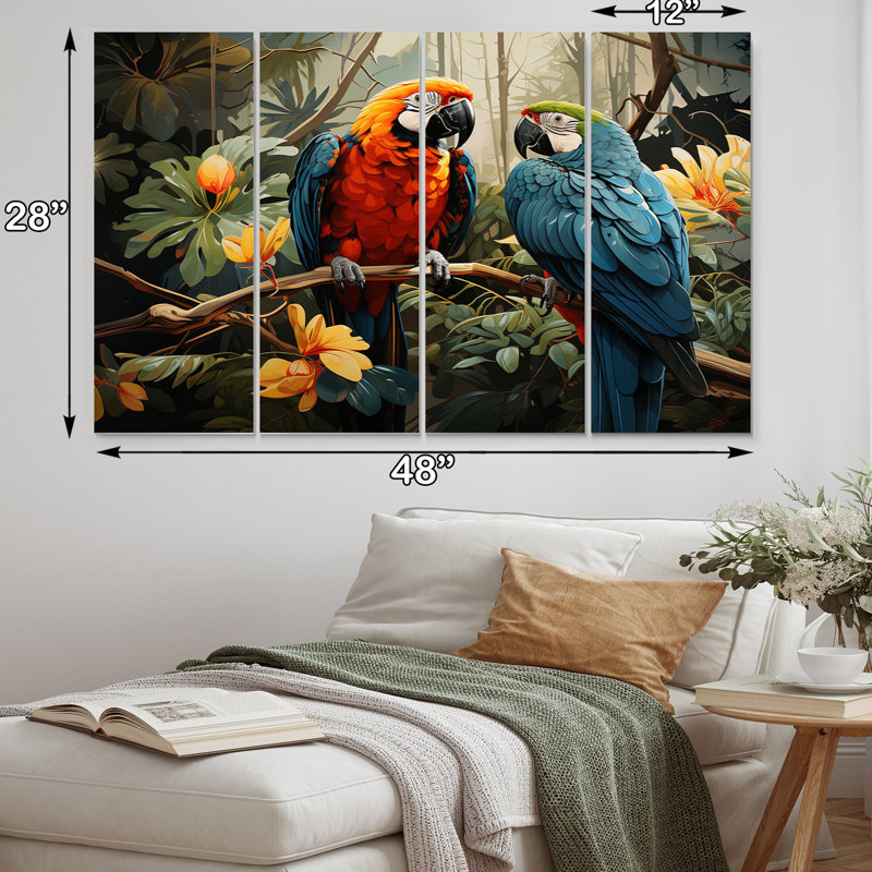 Coastal Animals Wall Decor on Metal
