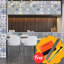 Abstract Tile Decal