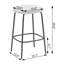 Tabouret de comptoir 26,8 po Jillissa