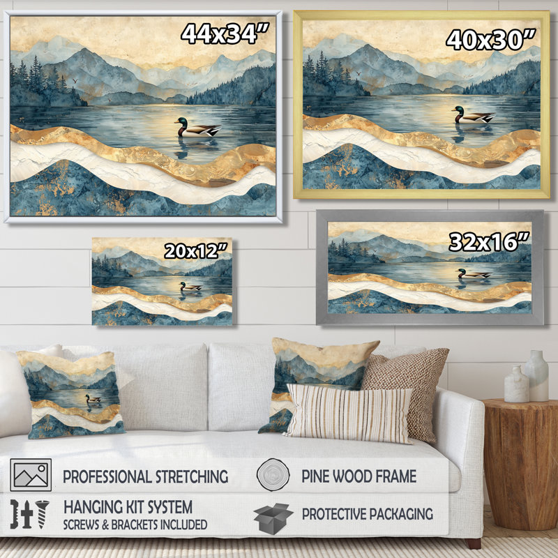 Genesi - animaux, art mural, H 12 po x l 20 po, Toile tendue, Ne s’applique pas