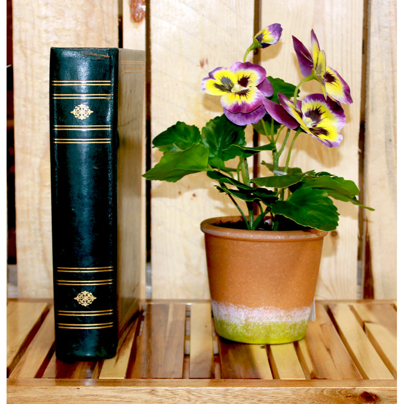 Plante artificielle en pot 10 po, Mauve