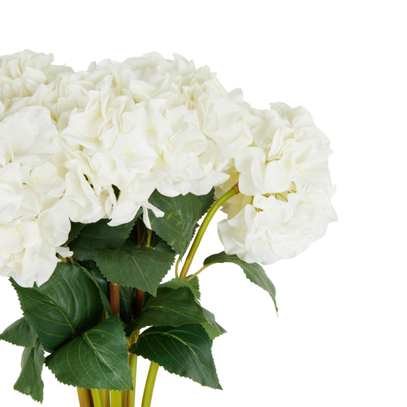 Tige de fleur artificielle Cole et Grey, Blanc, H 33 po x l 14 po x P 14 po