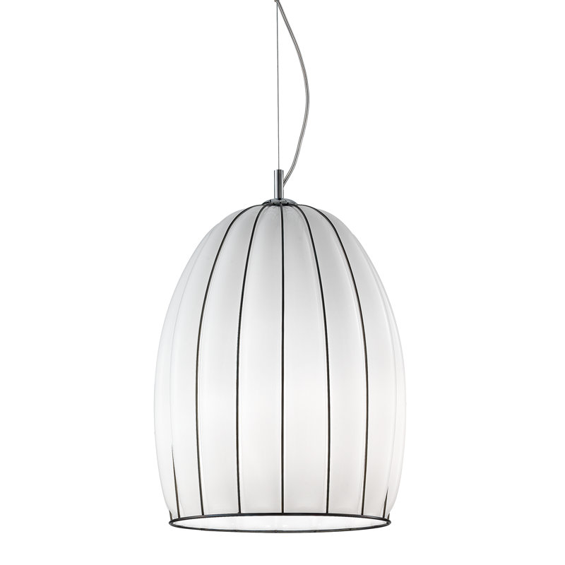 Salice 1 - Light Black Lantern Pendant
