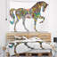 Tapisserie de cheval gai Animal-28483169