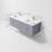 Geneva 60" Wall-Mounted Double Bathroom Vanity Set-694834941-744075739