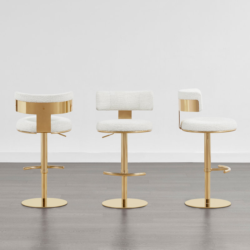 Tabouret pivotant à hauteur réglable