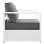Ensemble de fauteuils d'extérieur en aluminium thermolaqué Tahoe par Modway-67492398-67492400