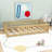 Twin Wooden Frame Kids Bed With Slats-1832632926