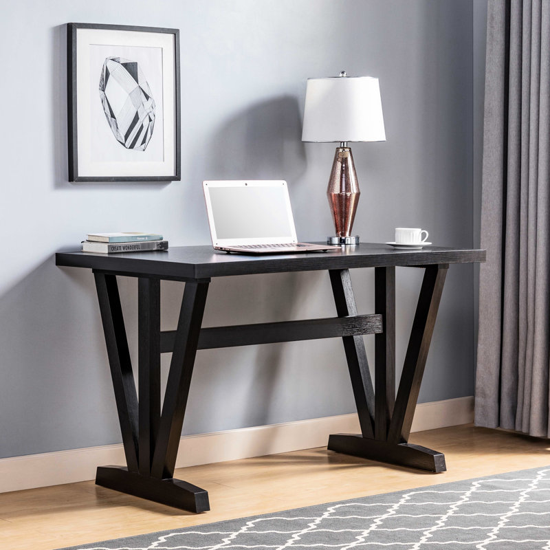 Table rectangulaire rectangulaire pour salle à manger, pieds pré-assemblés avec barre d'espacement, eau 24 heures, largeur 31,5 po