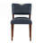Midnight Blue Faux Leather Dining Chair - Set Of 2