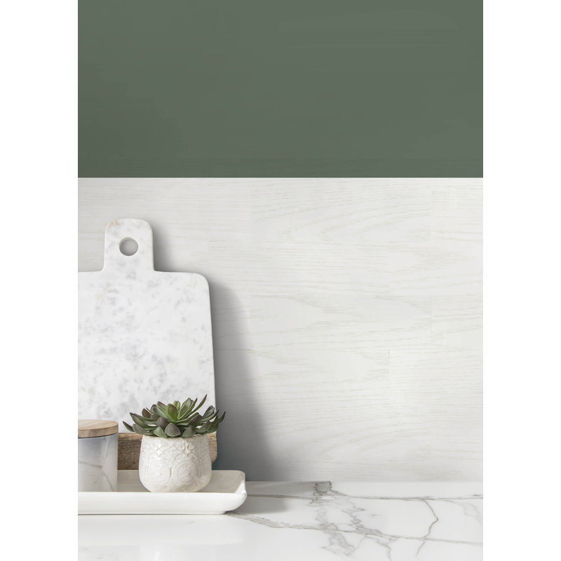 Faux Wood Peel and Stick Wall Tiles, Off-White