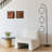 Nova 74 in. Industrial 3 Hanging Ring Light LED Floor Lamp with Selectable Colour Options