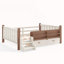 Lit double sur pied avec tiroirs de rangement-2026488050
