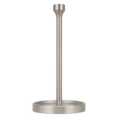 Porte-essuie-tout de comptoir - Design minimaliste moderne en forme de cloche - Couleur nickel brossé