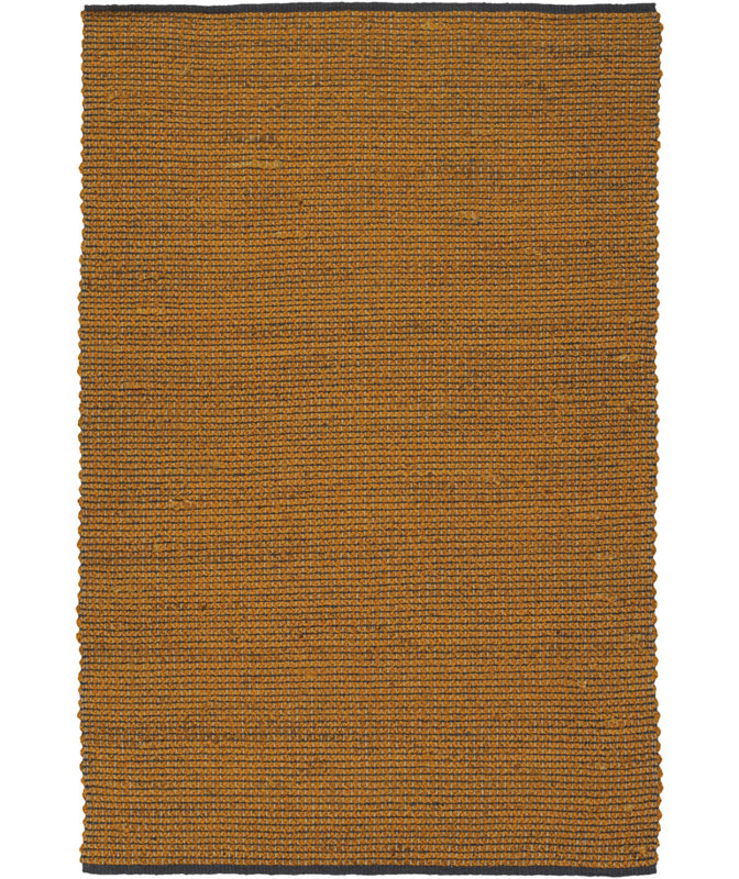 Tapis de zone brun floral Politte, 2 pi x 3 pi