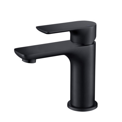 Robinet de salle de bain monotrou avec drain