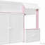 Lit mezzanine double avec maisonnette et rangement, lit en bois moderne pour enfants / adolescents-94588911