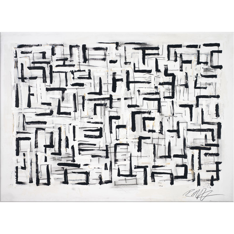 Abstract Weave Print