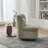 25.2"W Chenille 360°Swivel ArmlessChair with Pillow,Metal Base-255887737
