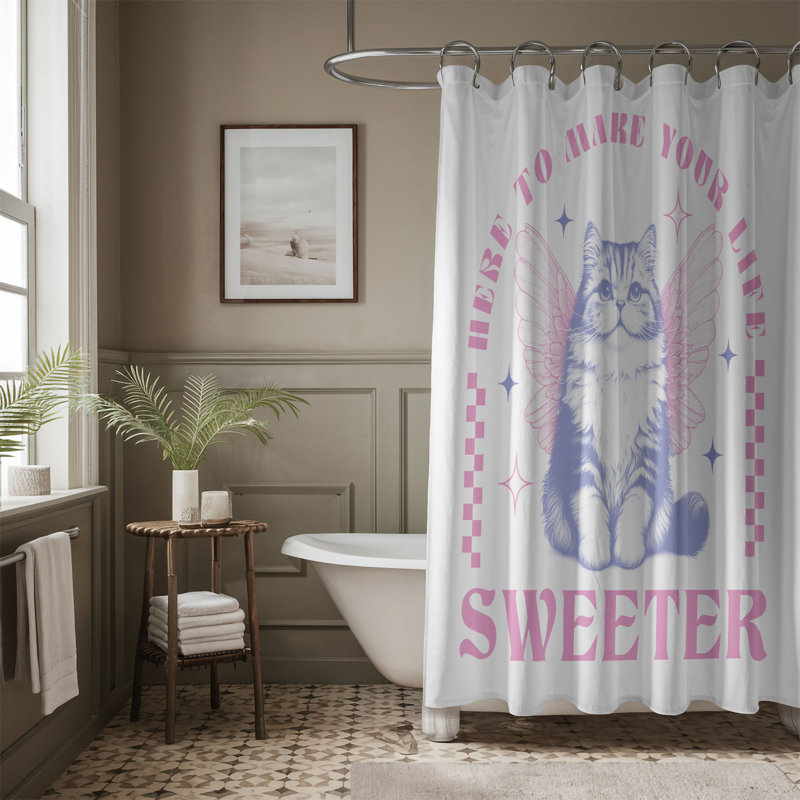 Schunemunk Shower Curtain, 74"H x 71"W