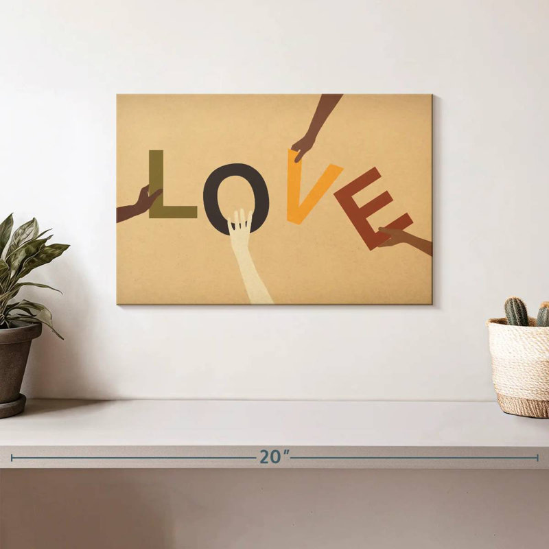 Tergel Love All Colors, H 8 po x l 12 po