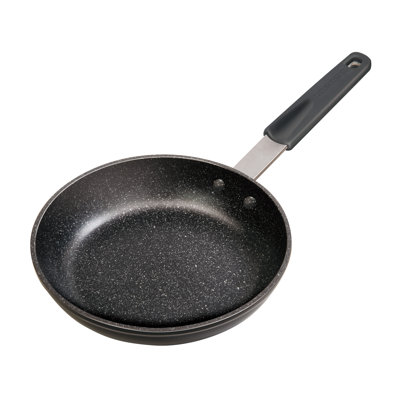 Batterie de cuisine antiadhésive en aluminium avec poignée de chef en acier inoxydable Masterpan 8
