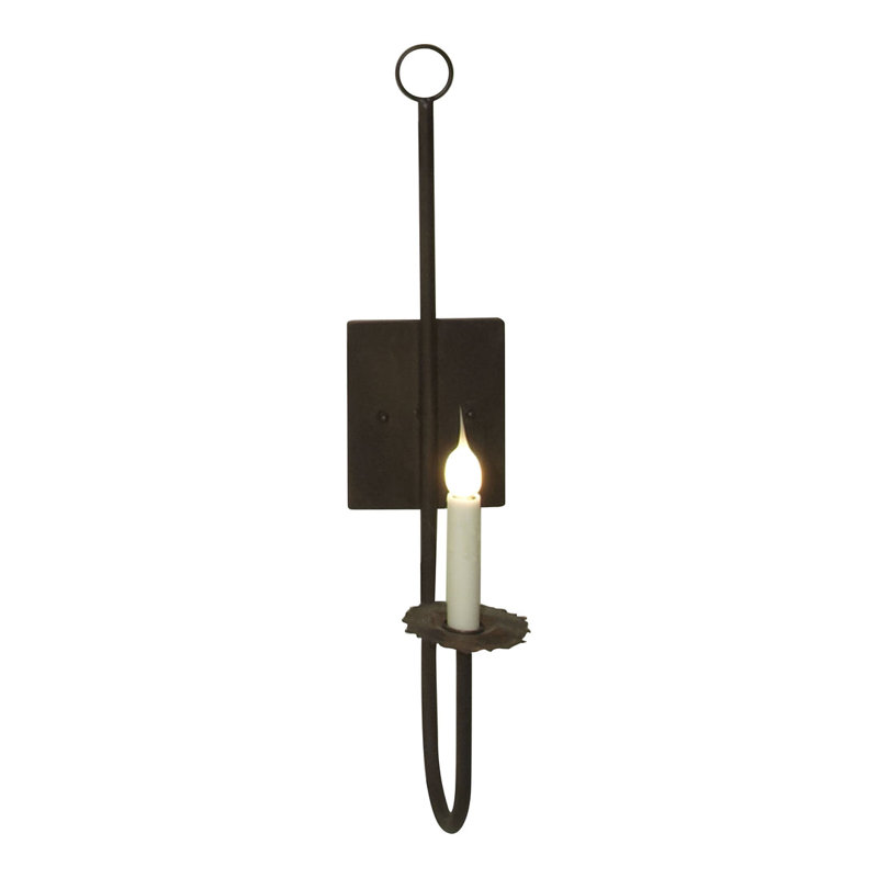 Minimalist Steel Candle Wall Light