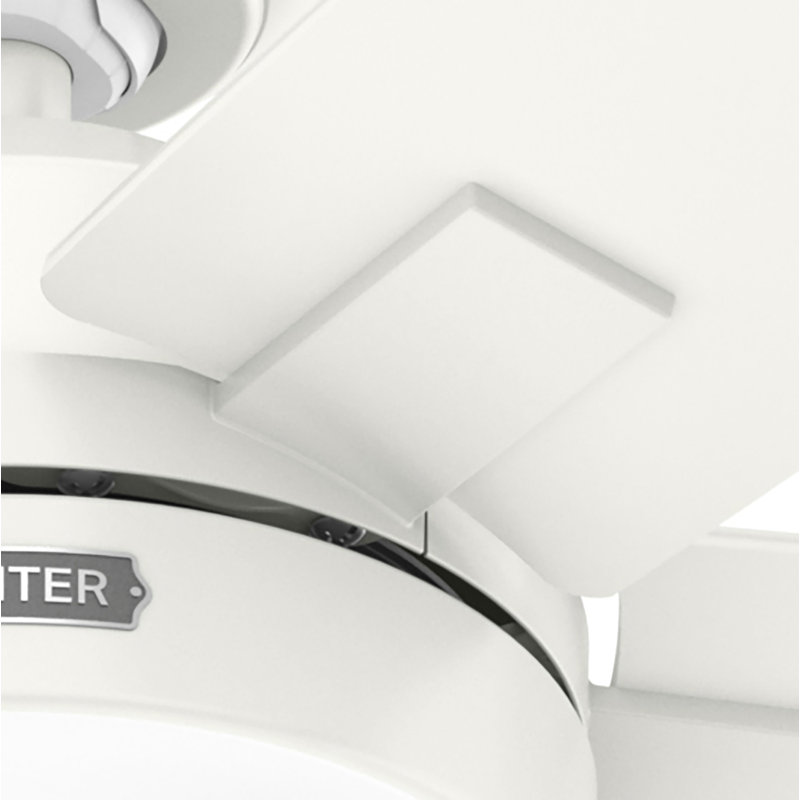 52" Fresh White LED Ceiling Fan with Reversible Blades