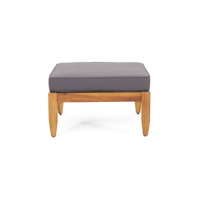 Table basse de style Mid-Century moderne - en bois avec coussins d'eau - style lattes et design magnifique