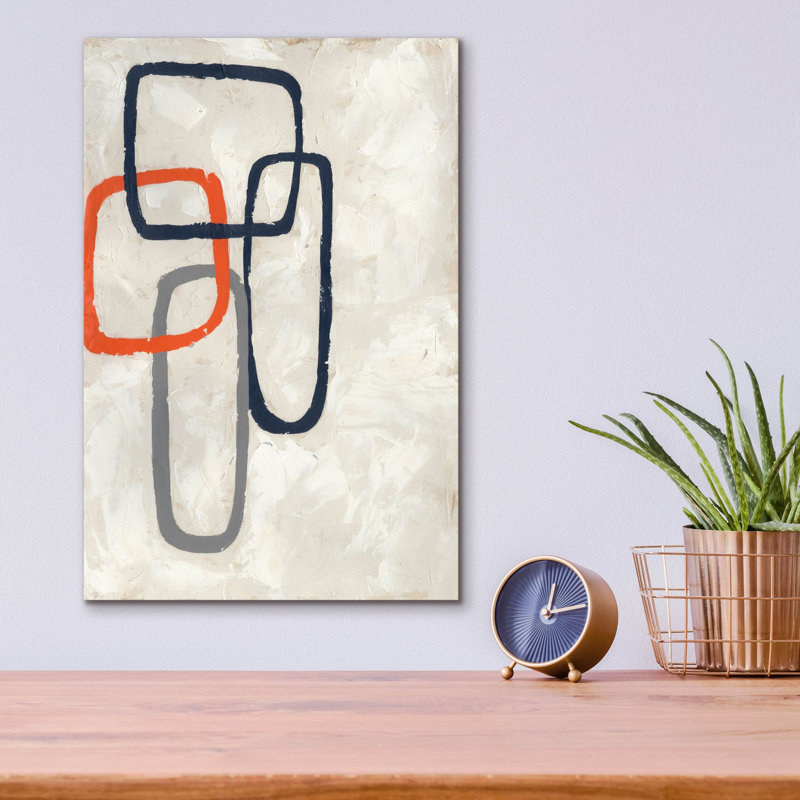  Art mural en verre «capacité 2» par Chariklia Zarris, 12 po x 16 po