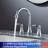 Widespread 2-handle Bathroom Faucet with Drain Assembly-82802444