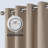 Solid Waterproof Grommet & Back Tab Blackout Outdoor Curtains For Patio-47308755-47308753