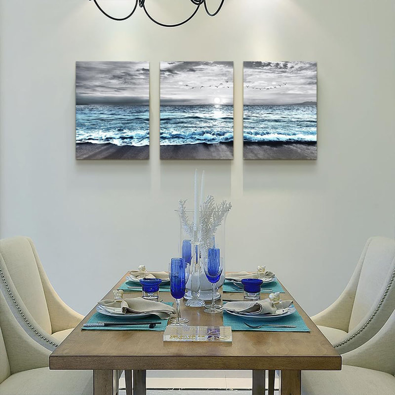 3 Piece Wrapped Canvas Wall Art