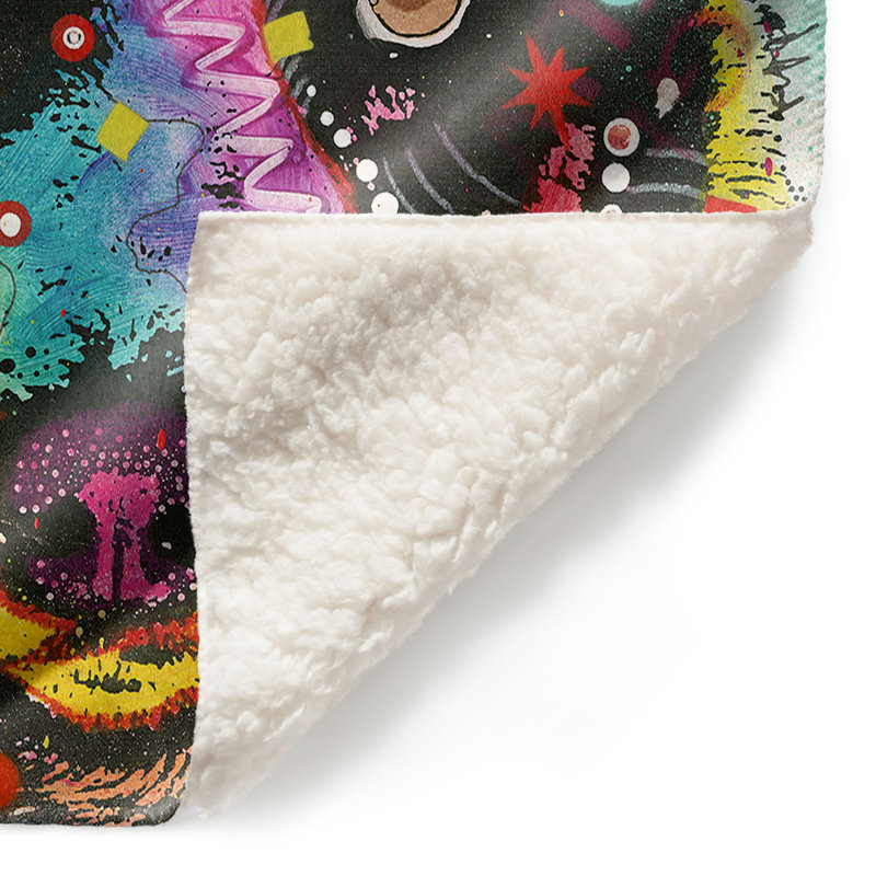  Couverture douce en sherpa, 51 po x 60 po