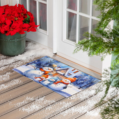 Snow Place Like Home Embossed Mat