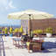 Parasol de patio de 9 pi avec bouton poussoir inclinable et manivelle Outsunny-334128852