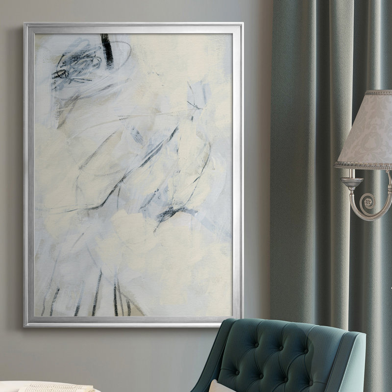 Toile encadrée de qualité supérieure Liminal Space II - prête à être accrochée, Cadre argenté, H 36,5 po x l 26,5 po x P 1 po